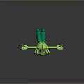 Turtle Cartoon Turtle Snapping Turtle Chickbill Turtle Reptile Cold Blooded Animal Reptile Class 3d model