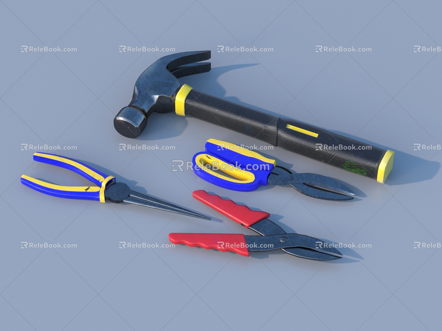 Hardware Tools Hardware Parts 3D Model 3d model