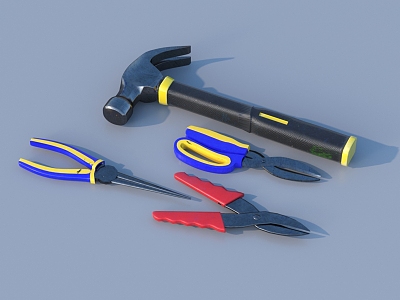 Hardware Tools Hardware Parts 3D Model 3d model