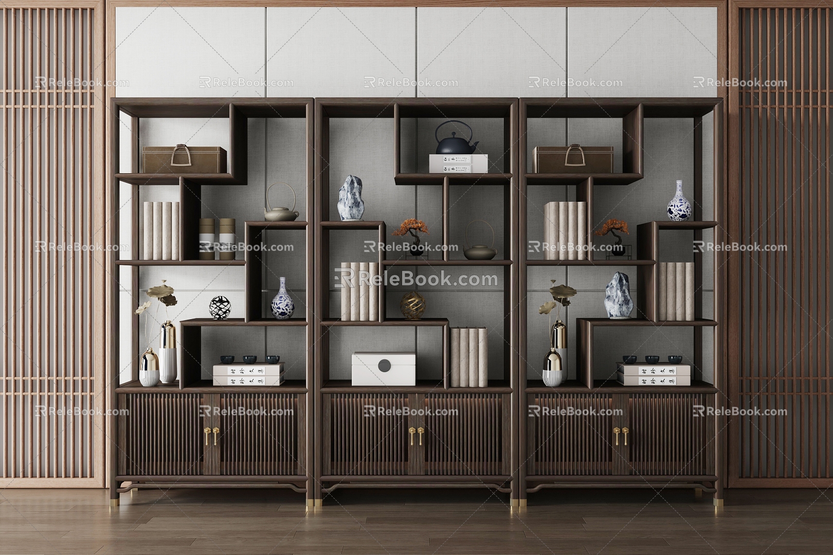 New Chinese Antique Rack 3d model