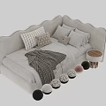 Modern Cream Style Soft Upholstered Kids Bed With Exquisite Headboard Design And Multiple Optional Colors