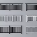 Various Stylish Fence Designs in Black and White for Home Exteriors