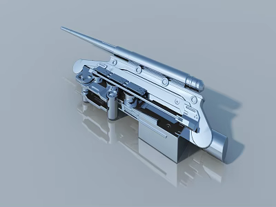 Modern Swing Door With Aluminum Frame Sturdy Hinges And Smooth Closing Mechanism 3d model