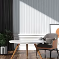 Simple European Single Sofa Simple Sofa 3d model