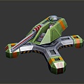 Turret Turntable Railgun Sci-fi Tower Defense Game Tower Defense Sci-fi Turret Game Turret Game Battery 3d model