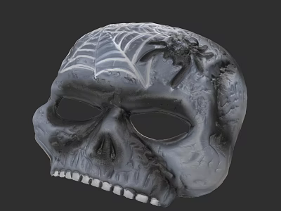Halloween Mask Scan Artec Spider 3d model Halloween Mask Scan Artec Spider 3d model