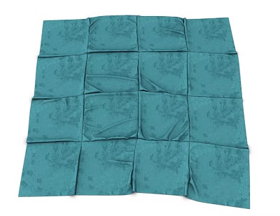 Square carpet 3d model