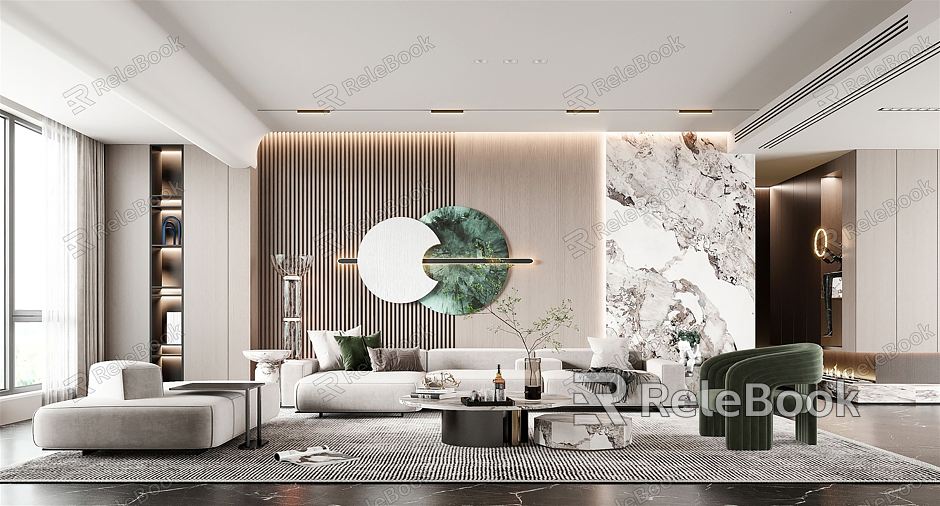 modern living room model