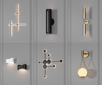 Modern wall lamp 3d model