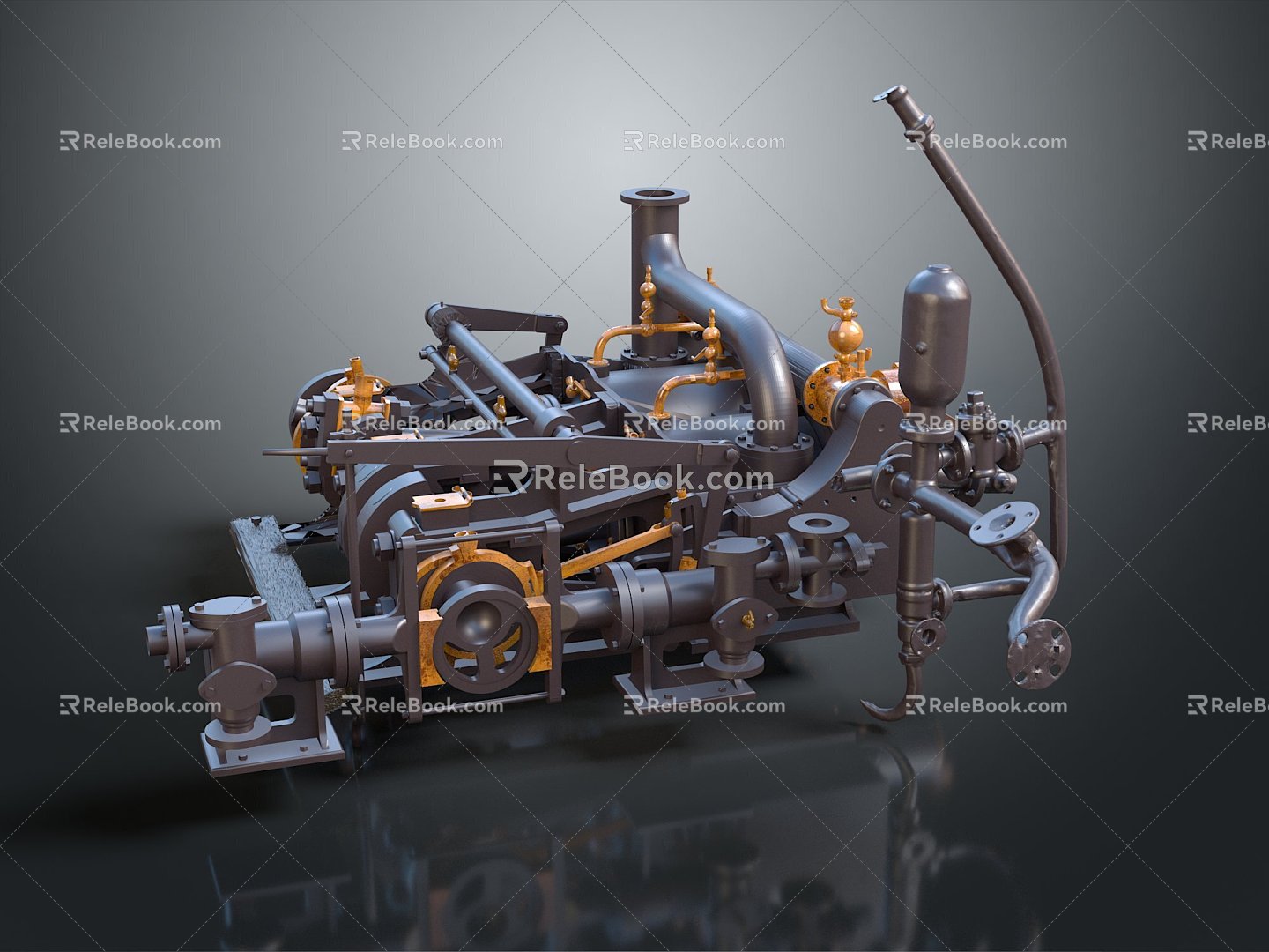 Modern Engine Racing Engine Racing Engine Car Engine 3d model