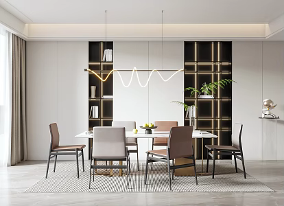 Modern Restaurant 3d model