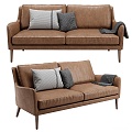 Modern Multi-Person Sofa Sofa Two-Person Sofa Casual Sofa Living Room Sofa Leather Sofa Corner Sofa 3d model