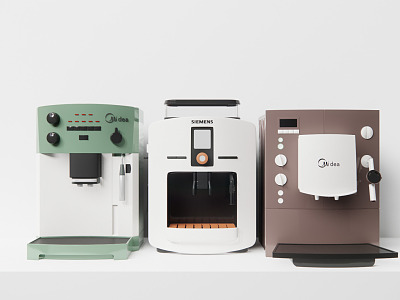 Modern coffee machine model