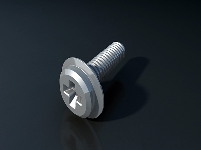 modern screw 3d model