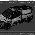 Car Van Commercial Vehicle Vehicle Vauxhall Super Realistic High Precision Film and Television Car 3d model