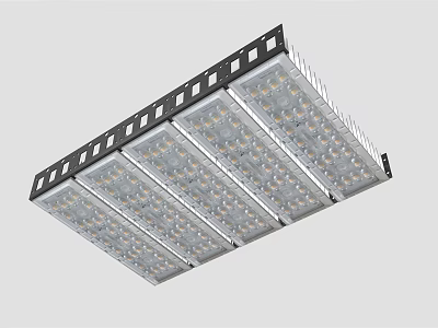 LED Outdoor Floodlights With Multiple Modules For Bright Waterproof Durable Lighting 3d model