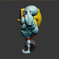 Spongebob Cartoon Spongebob Animation Spongebob Anime Spongebob Little Monster Little Monster 3d model