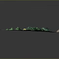 Detailed 3D Terrain Model With Construction Vehicles On Green And Brown Surfaces