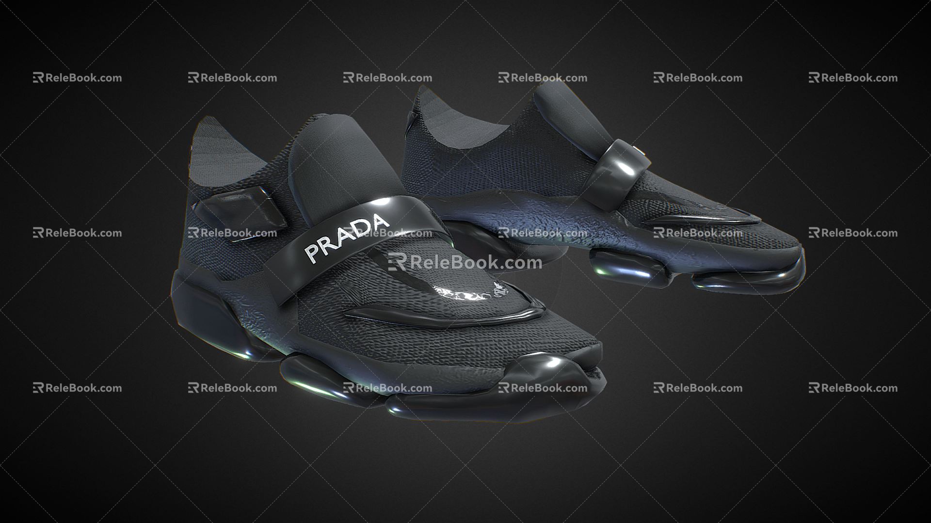 Modern sneaker 3d model