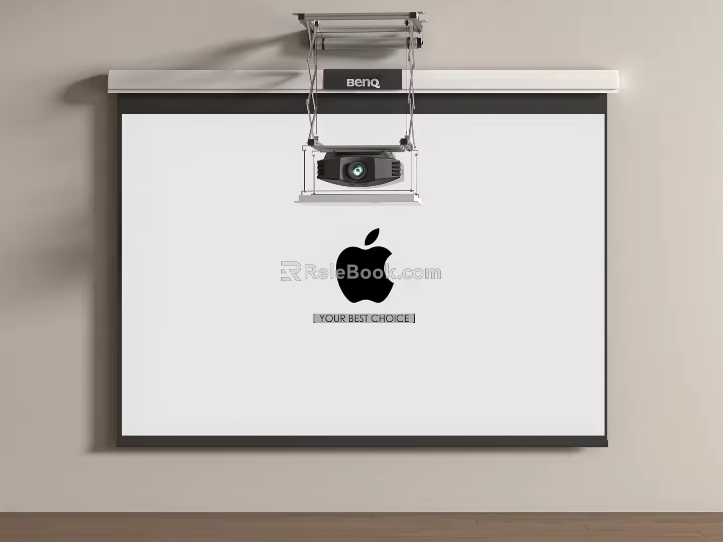 Projector screen 3d model