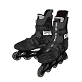 Roces Black Roller Skates With Adjustable Straps And Smooth Rolling Wheels 3d model