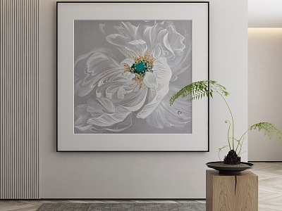 New Chinese Plant Painting Decorative Painting model