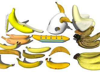 Modern Banana 3d model