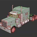 White Heavy Duty Truck With Chrome Accents And Modern Cab Design