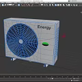 Air conditioning external machine external machine air conditioning external air conditioning compressor outdoor machine outdoor compressor low face number low model simple model game video level super realistic 3d model