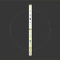 Modern circuit board bendable circuit board 3d model