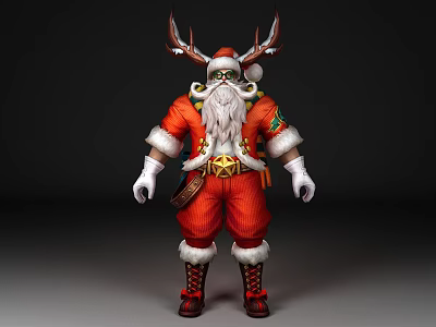 Santa Claus Christmas Claus Christmas gifts 3d model