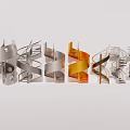 revolving staircase 3d model