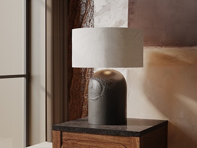 Modern table lamp 3d model