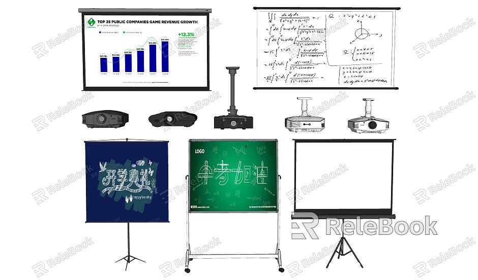 Modern Projector Projection Curtain model