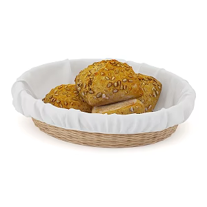 Food Bread Cake 3d model
