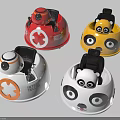 Fun Children's Ride On Play Equipment With Cute Panda And Star Wars Themes