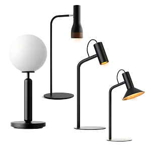 Modern table lamp 3d model