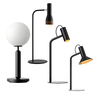 Modern table lamp 3d model
