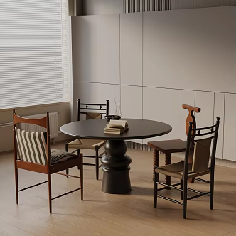 Modern table combination 3d model
