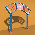 modern arch head 3d model