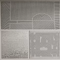 modern square carpet 3d model