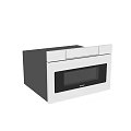 Stainless Steel Midea Microwave Oven With Glass Door For Modern Kitchen