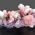 fisheye stone ore gemstone stone spar crystal quartz stone 3d model