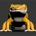 Lizard Anime Lizard Chameleon Cartoon Lizard Reptile Cold Blooded Animal Reptile Class 3d model