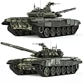 Tank 72B3 3d model