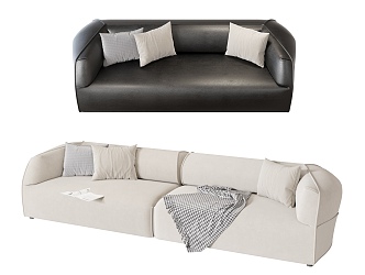 Modern Combination Sofa 3d model