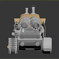 Church Mural PBR Model Game Model Game Item CG Model 3d model