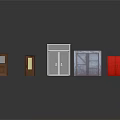 Different Colored Doors With Various Styles Including Single And Double Designs