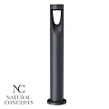 Sleek Black Outdoor Light With Modern Design For Garden Decoration And Exterior Use