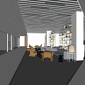 Spacious Lounge Area With Rows Of Chairs And Large Projection Screen